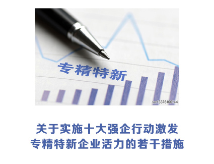 关于实施十大强企行动激发专精特新企业活力的若干措施