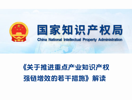 《关于推进重点产业知识产权强链增效的若干措施》解读